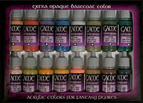 055-772290 - Farb-Set, Extra dichte Farben, 16 x 17 ml